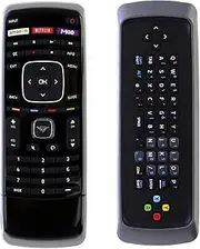 [AIDITIYMI] XRT302 Remote Control Replace for Vizio TV E601i-A3 E701i-A3 E650i-A2 D650i-B2 M420SV M470SV M550SV M320SR E3D320VX E552VL E472VL QWERTY Keyboard with Amazon MGO Netflix Sub XRV13D