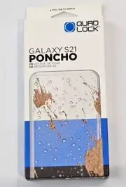Quad Lock Samsung Galaxy S21 Wet Weather Poncho 7105597 **FREE EXPRESS FREIGHT**