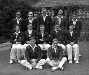 Oxford University team group Nigel C F Bloy, William W Dav - 1948 Cricket Photo