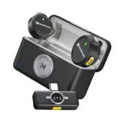 Wireless Lavalier Microphone for iPhone/Android, Lapel Microphone Wireless