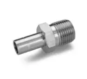 1/2 Tube Stub x 3/8 MNPT 316ss Male Adapter Fitting SSP Duolok ISSD8MA6