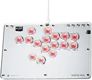 Sehawei Haute42 Arcade Stick 16Keys All-Button Gamerfinger with Turbo Functions & Custom RGB,Arcade Controller Street Fight for PC/Ps3/Ps4/Switch/Steam Game Keyboard-Supports Hot Swap & SOCD