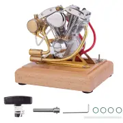 Retrol Gas 4.2CC OHV V-Twin Miniature Shovelhead 4.2CC OHV Four-stroke Internal Combustion Engine Model