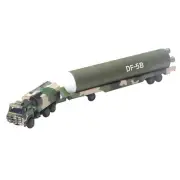 1:100 Dongfeng 5B Missile Vehicle Alloy Model Military Model Collection Gift K