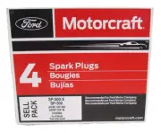 4 PACK OEM Ford Motorcraft SP-500-X Spark Plugs AGSF-22F-MX (for: Ford)