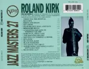 RAHSAAN ROLAND KIRK - VERVE JAZZ MASTERS 27 NEW CD