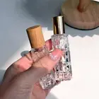 10x Bamboo Glass Rollerball Bottle Perfume Essential Oil Sub Roll On Ball Bottle