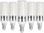 E14 LED Bulbs 5W (40W Halogen Equivalent), MATCHEASY E14 Base LED Light, White 6000K 450LM, 230V, Non-dimmable, Small Edison Screw Bulb for Fridge/Cooker Hood, 5-Pack