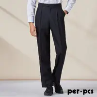 在飛比找momo購物網優惠-【per-pcs 派彼士】型男高質感打褶西褲(805207)