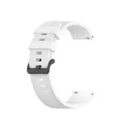 2PCS For Amazfit GTR Silicone Smart Watch Replacement Strap Wristband, Size:20mm(White)