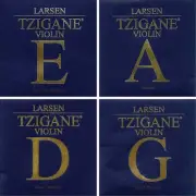 Larsen Tzigane 4/4 Violin String Set - Medium Gauge with removable Ball-end E