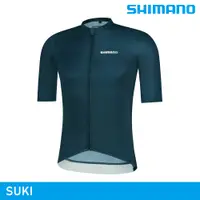 在飛比找PChome24h購物優惠-SHIMANO SUKI 短袖車衣 / 海軍藍