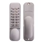 Borg Digital Door Lock Keyless Entry 60mm Backset Satin Chrome BL2000SC