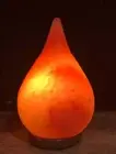 Crystal Wonderland Tear Drop Shaped Himalayan Rock Salt Lamp