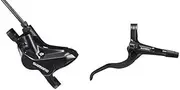 SHIMANO BR-MT420 Disc Brake and BL-MT401 Lever - Rear, Hydraulic, 4-Piston, Post Mount, Black