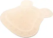 Silicone Foot Exfoliating Scrubber with Suction Cups Wall Mounted Back Scrubber Gentle Foot Massage Pad for Shower Non Slip Bathing Accessory