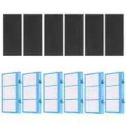 6 Pack HAPF30AT HEPA & Carbon Filter Set for Holmes AER1 HAP242-NUC Air Purifier