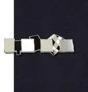 Vintage ACME Studio "Duo-Tone" Tie Bar by MEMPHIS Designer BEPPE CATUREGLI NEW
