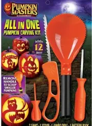 Pumpkin Masters All In One Pumpkin Carving Kit Cleaner Halloween Grip Tools Kids
