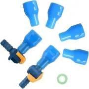 AXEN Bite Valve Replacement Mouthpieces (4-Pack), 2PCS Shutoff Valves, 1PCS O...
