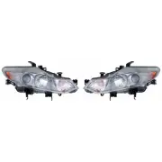 For Nissan Murano Headlight 2011 12 13 2014 Driver & Passenger Side Pair DOT (for: Nissan)