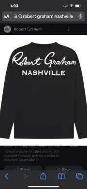 Robert Graham Mens Shirts (2) - Nashville and Las Vegas - Medium