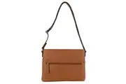 Milleni - NL3735Ladies Leather crossbody - Cognac