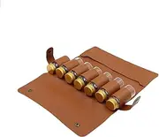 Portable Spice Bag - 7 Spice Bottle Storage Set, Camping Condiment Kit | Leather Outdoor Spice Storage Roll Bag, Seasoning Jar for BBQ Picnic Bushcraft Travel and Cooking Use, multicolor, 説明を参照してください