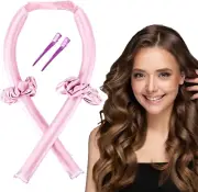Heatless Curling Rod Headband,No Heat Silk Ribbon Heatless Hair Curlers for L...