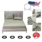 Full Size Grounding Fitted Sheet with 15ft Earthing Cord - Eco-Friendly Luxury