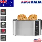 Kogan 4 Slice Long Slot Stainless Steel Toaster with Versatile functions