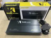 Kole KP2300.1D Class D 2300W Monoblock 2 Ohm Amplifier - Sub Bass Knob - New Amp