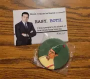 New The Office Dwight Christmas Elf Ornament With Michael Scott Postcard
