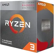 AMD Ryzen 3 3200G, 3.7 GHz 4-Core/4 Threads AM4 Processor with Radeon RX Vega 11 Graphics and Wraith Stealth Cooler, YD3200C5FHBOX