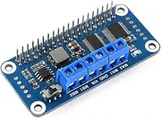 Motor Driver HAT Compatible with Raspberry Pi I2C Interface Drive Two DC Motors