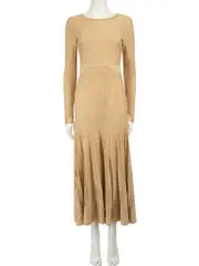 2016 Beige Paris-Rome Metiers d’Art Knit Dress