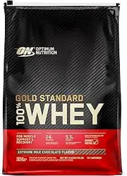 OPTIMUM NUTRITION Gold Standard 100% Whey Protein Powder, Extreme Milk Chocolate, 4.54kg
