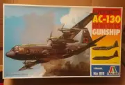 Italeri 1/48 AC-130 Hercules Gunship kit ( No.818) Sealed Parts Teators C-130