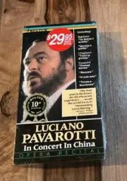 Pavarotti in China (VHS, 1990) NEW SEALED