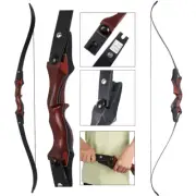 58" 25-50lbs Archery ILF Takedown Recurve Bow for Hunitng Target Longbow RH
