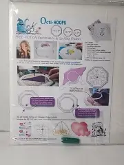 Octi-Hoops Free Motion Quilt Embroidery Clare Rowley