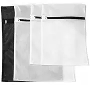 Set Of 4 Mesh Washing Bag Pack Laundry Bags Lingerie Delicate clothes Wash Bags Fine Mesh Laundry Bags for Delicates with Premium Zipper,Travel Storage Organize Bag, Great for lingerie, sweater, knit, bra, underwear, activewear and baby clothes