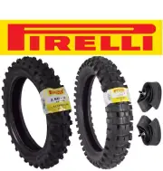 PIRELLI SCORPION MINI 2.5-10 & 2.75-10 +TUBES MX32 TIRE SET SUZUKI DR-Z50 DR-Z70