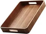 Alipis Eucalyptus Wooden Tray Snack Dessert Serving Holding Tray Kitchen Breakfast Bread Fruit Plate