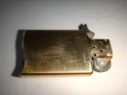 Vintage Year 1984 Brass Zippo Slim INSERT * Good Working Condition*