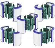 5 Pack True HEPA 2-in-1 Filter Set for Dyson DP04 Air Purifier # 969048-01