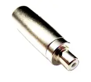 From OZ Quality 1PC XLR 3Pin Male to RCA Female Socket Adapter Connector + F.P!