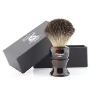 Vintage Finest Bear Shaving Brush Best Black Badger Hair Clean Shave Barber Tool