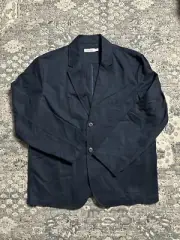 Calvin Klein Men’s Cotton Blazer Dark Sapphire Navy Size XL NWT