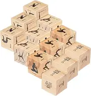 Abaodam 3 Sets Dice Workout Game Dice for Adults Engaging Exercise Activity for Home School Parties